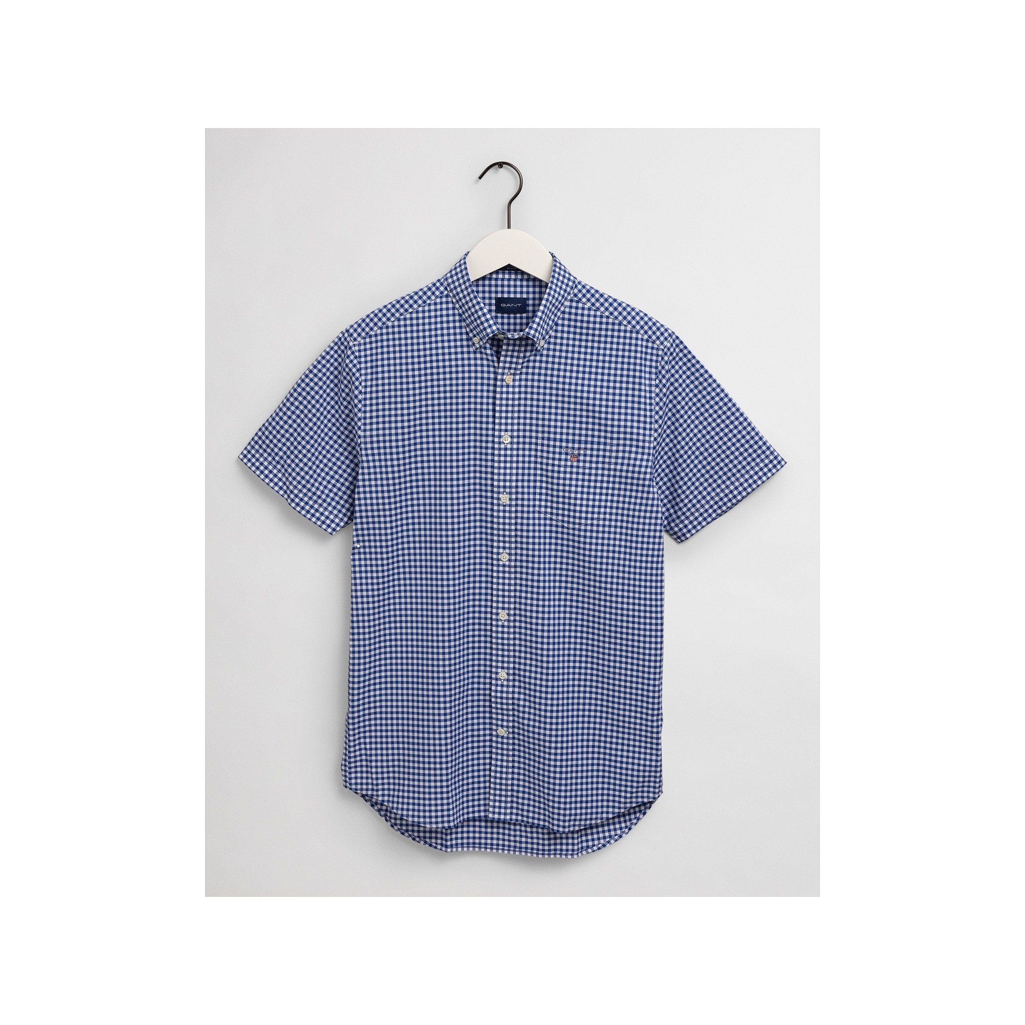 REG BROADCLOTH GINGHAM SS BD