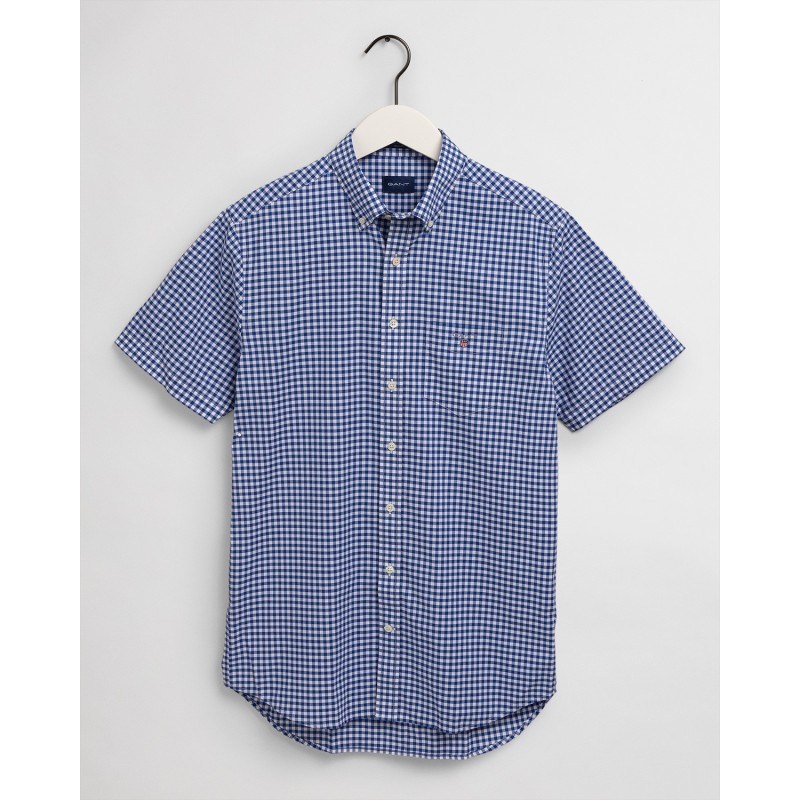 REG BROADCLOTH GINGHAM SS BD