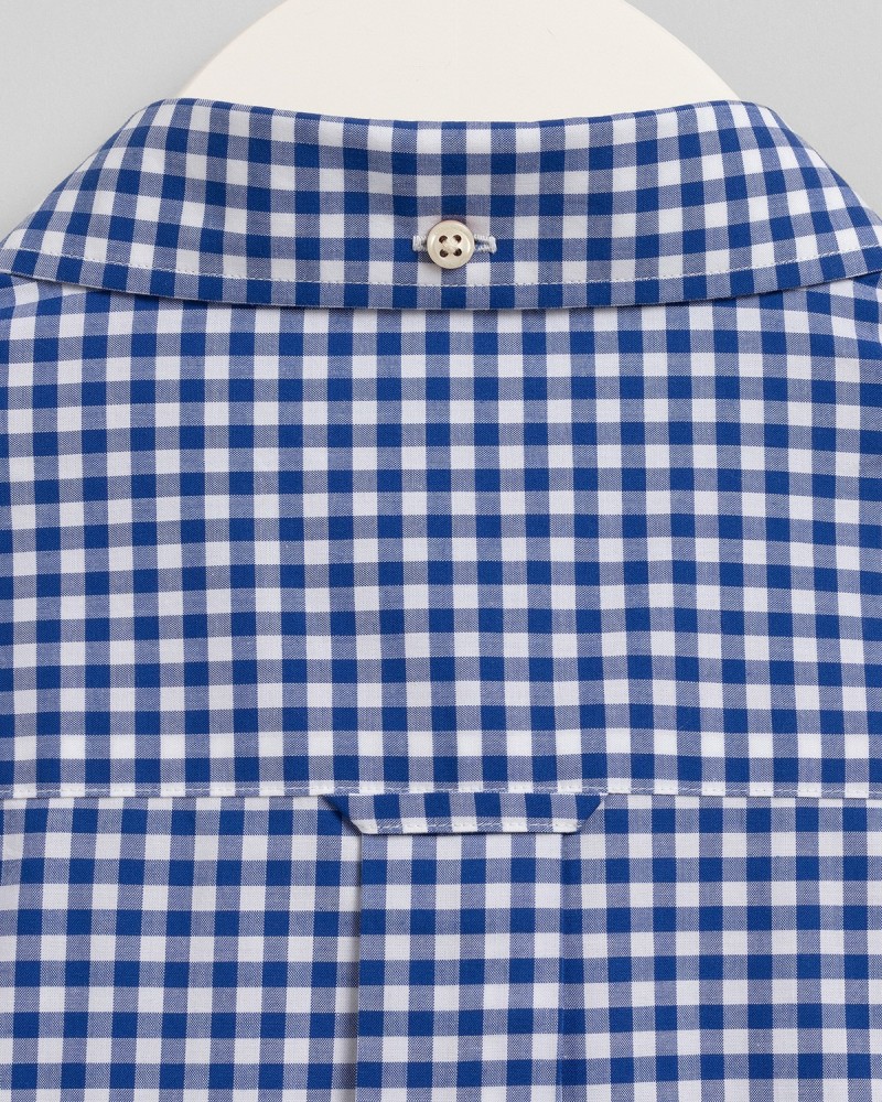 REG BROADCLOTH GINGHAM SS BD