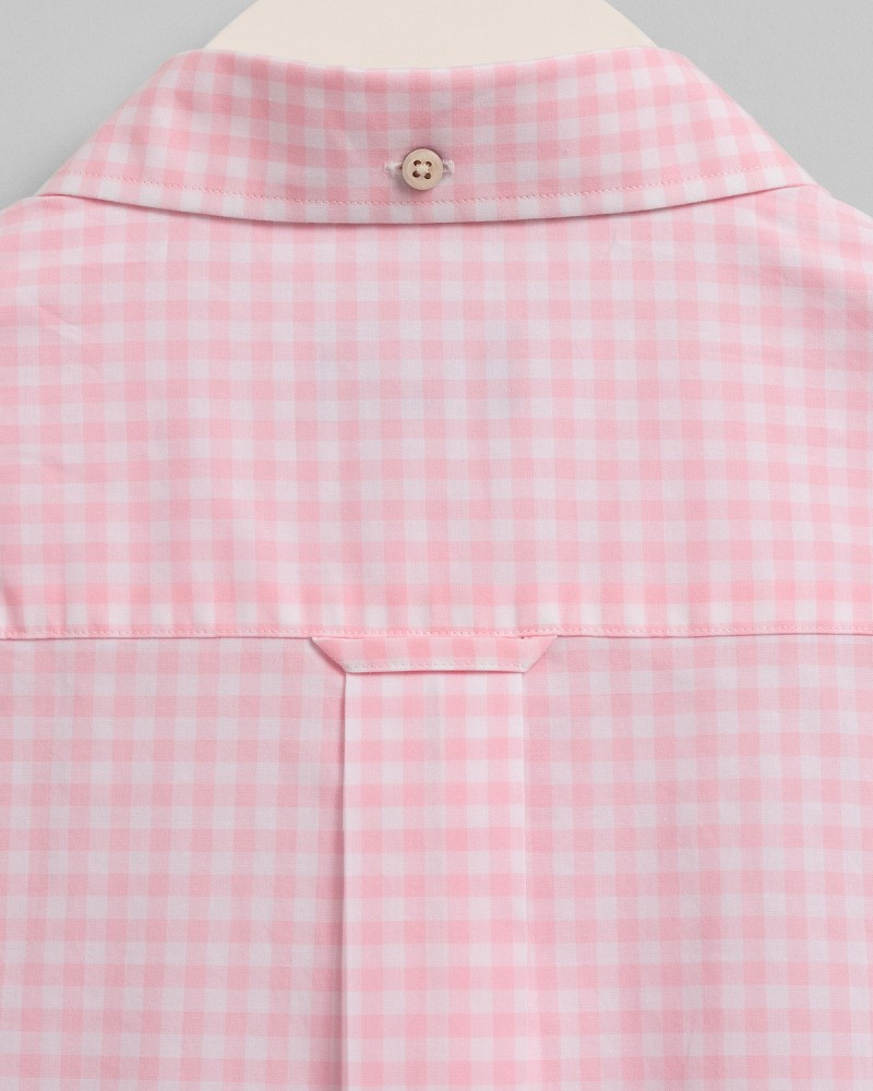 REG BROADCLOTH GINGHAM SS BD