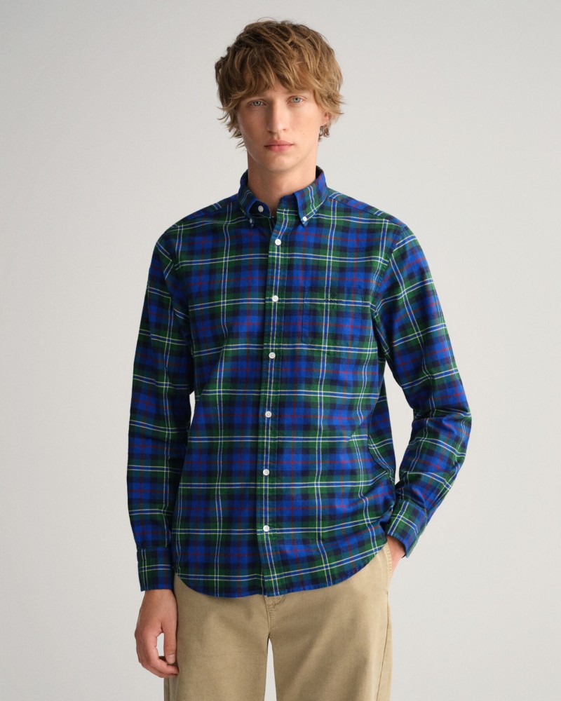 REG BRUSHED OXF TARTAN SHIRT