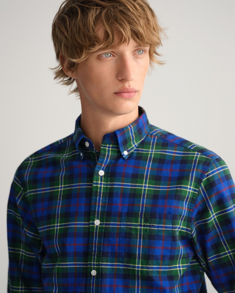 REG BRUSHED OXF TARTAN SHIRT