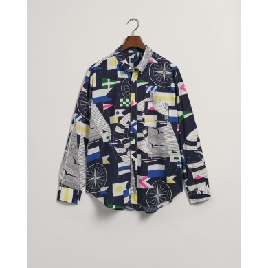 REL SAILING PRINT SHIRT