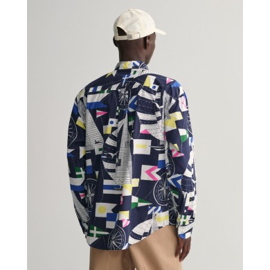 REL SAILING PRINT SHIRT