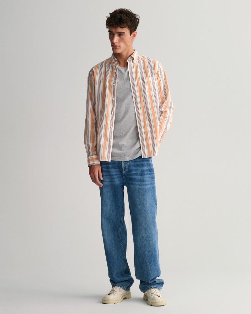 REG UT COLORFUL STRIPE SHIRT