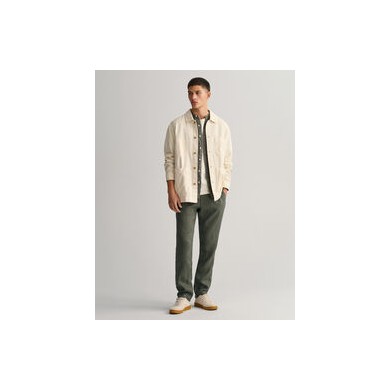 GMNT DYED COTTON LINEN OVERSHIRT