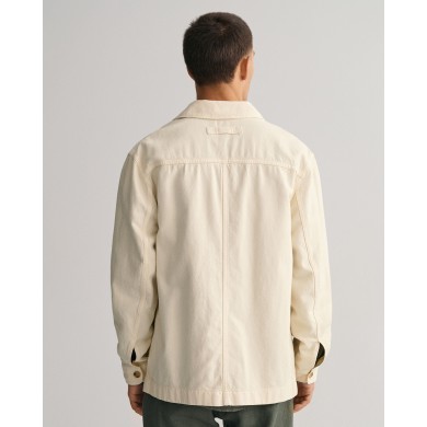 GMNT DYED COTTON LINEN OVERSHIRT