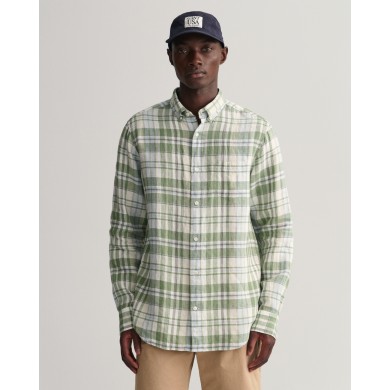 REG LINEN MADRAS SHIRT