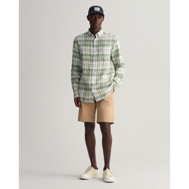 REG LINEN MADRAS SHIRT