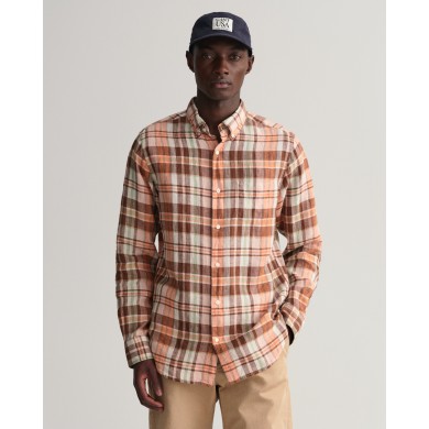 REG LINEN MADRAS SHIRT