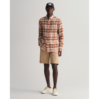 REG LINEN MADRAS SHIRT