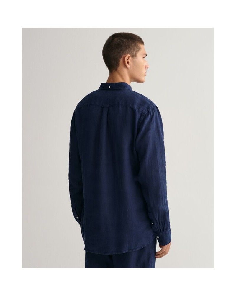 REG UT GMNT DYED LINEN SHIRT