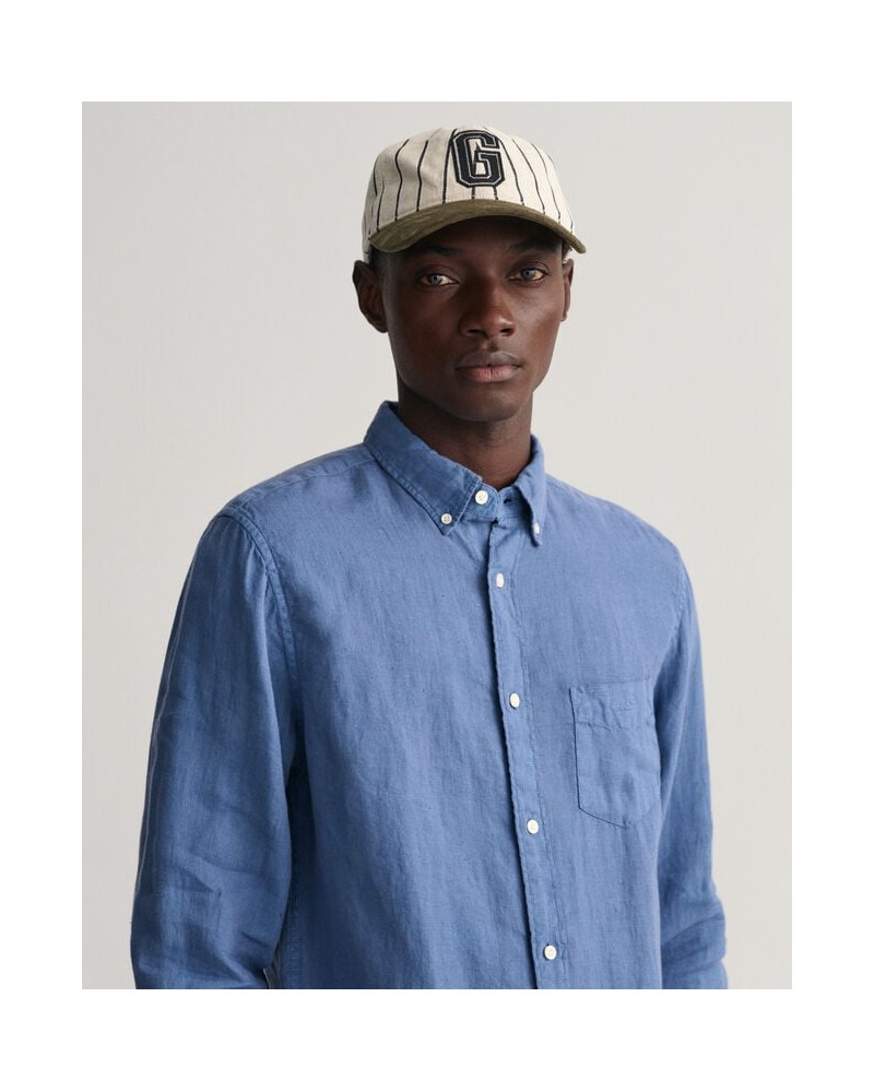 REG UT GMNT DYED LINEN SHIRT