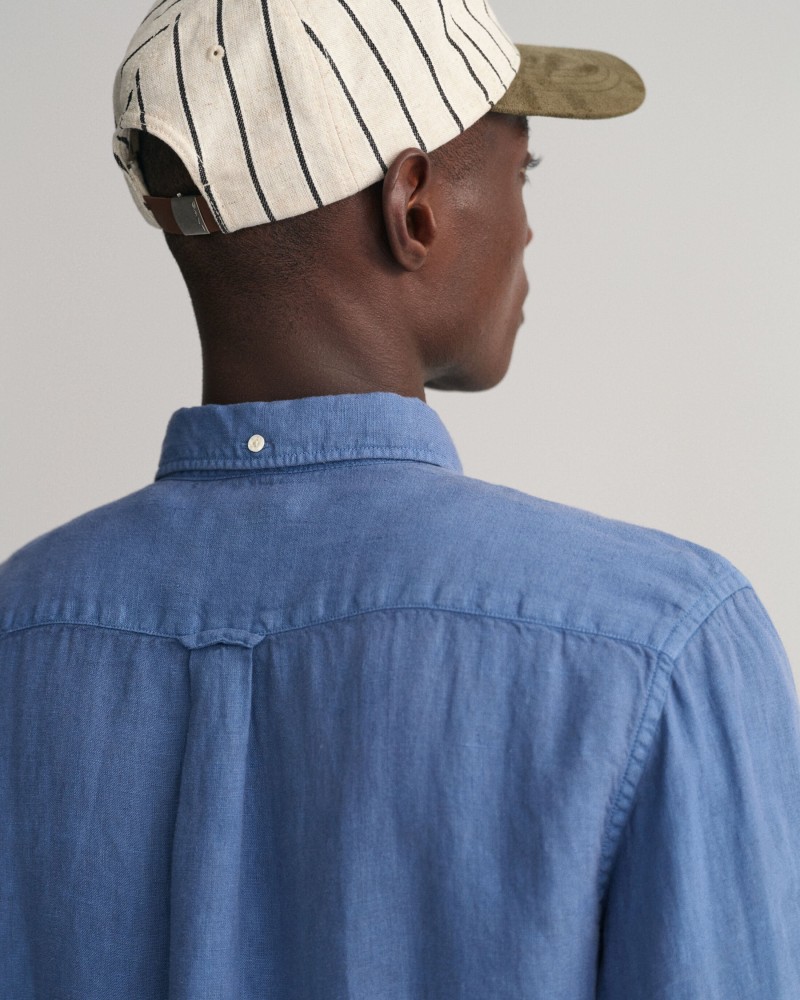 REG UT GMNT DYED LINEN SHIRT