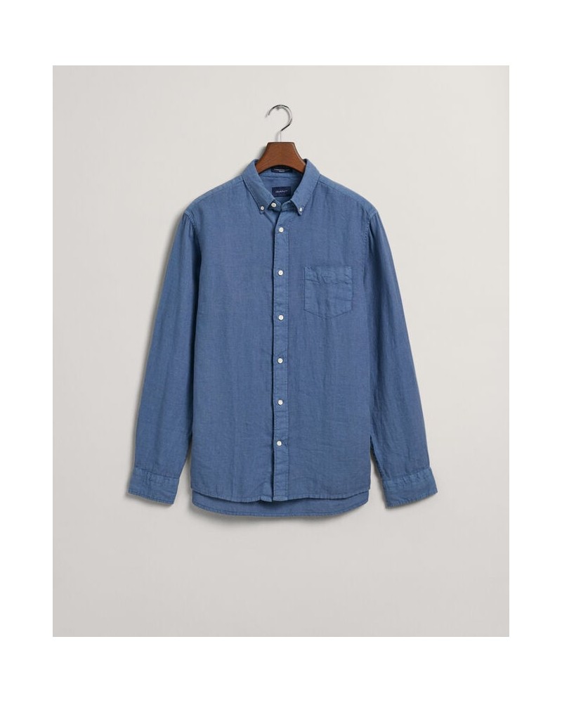 REG UT GMNT DYED LINEN SHIRT