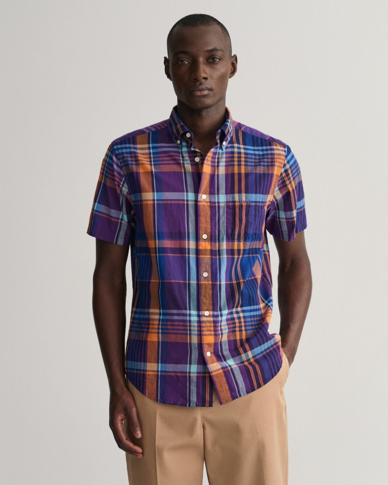 REG UT COLORFUL MADRAS SS SHIRT
