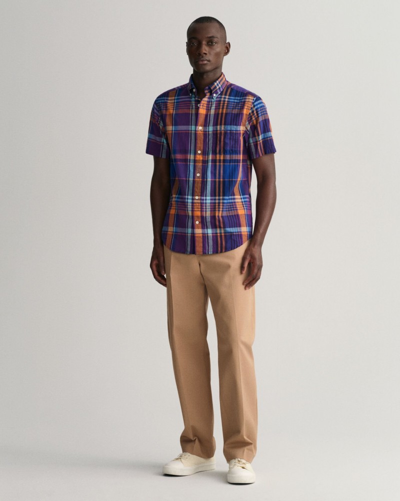 REG UT COLORFUL MADRAS SS SHIRT