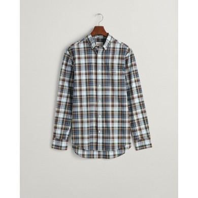 REG POPLIN MEDIUM CHECK SHIRT