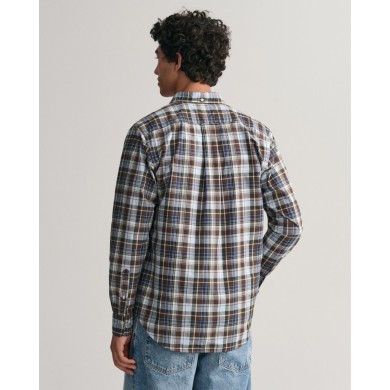 REG POPLIN MEDIUM CHECK SHIRT