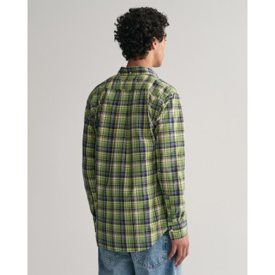 REG POPLIN MEDIUM CHECK SHIRT