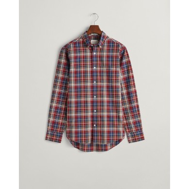 REG POPLIN MEDIUM CHECK SHIRT