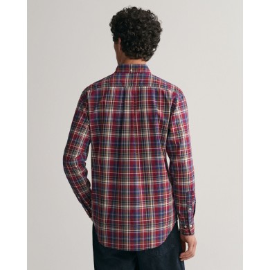 REG POPLIN MEDIUM CHECK SHIRT