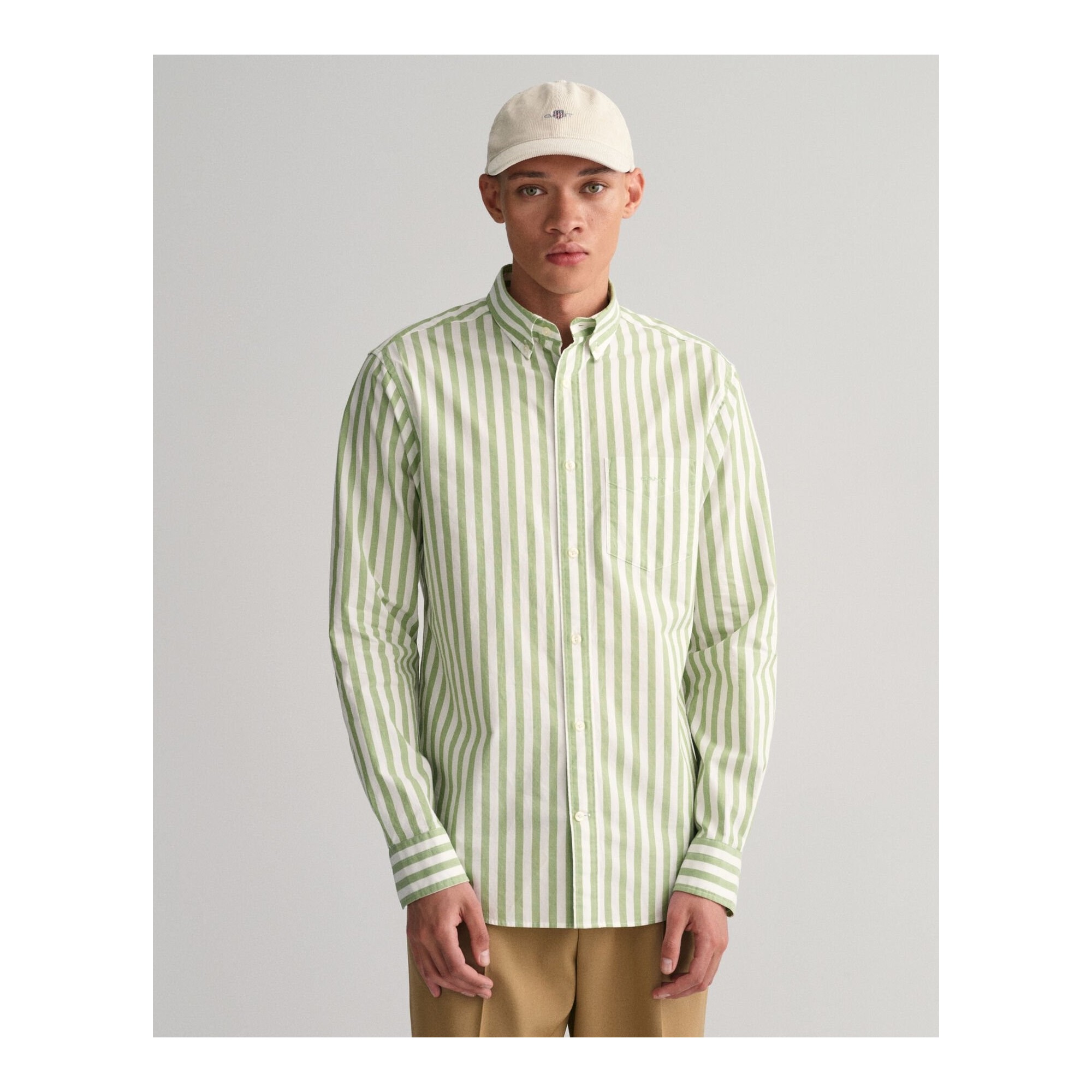 REG POPLIN STRIPE SHIRT