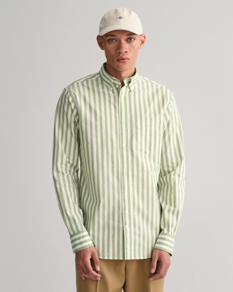 REG POPLIN STRIPE SHIRT