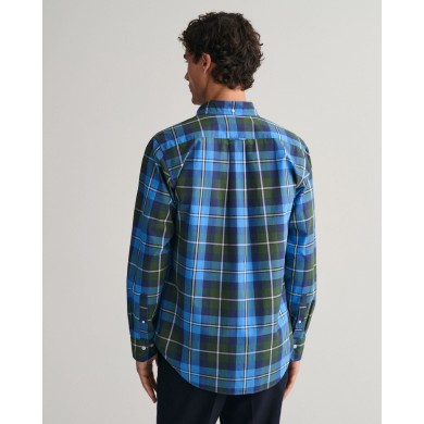 REG POPLIN LARGE CHECK SHIRT