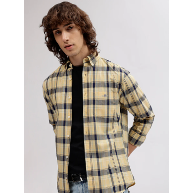 REG COLORFUL POPLIN CHECK SHIRT