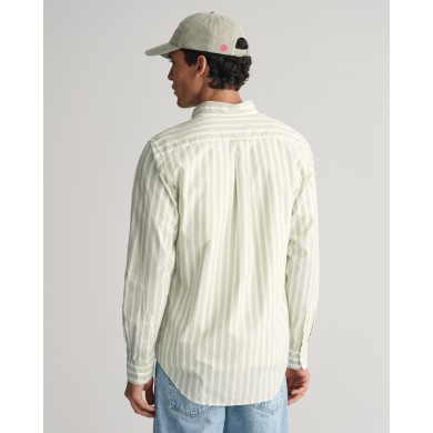 REG WIDE POPLIN STRIPE SHIRT