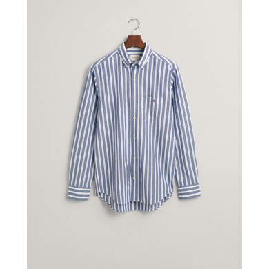 REG WIDE POPLIN STRIPE SHIRT