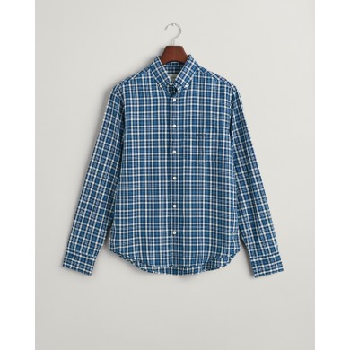 REG INDIGO MADRAS SHIRT