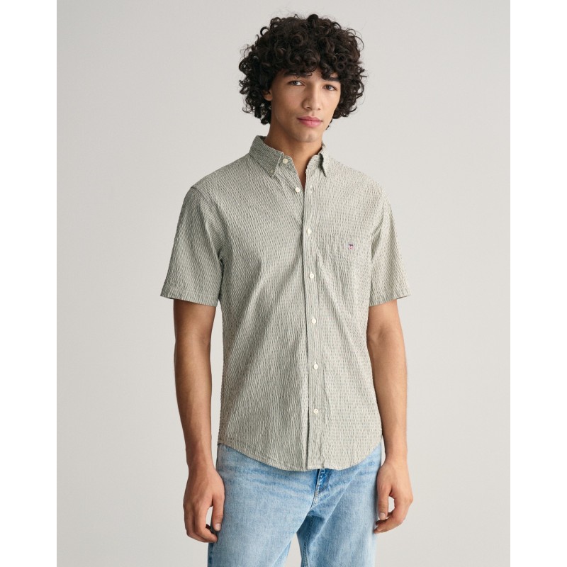 REG SEERSUCKER STRIPE SS SHIRT