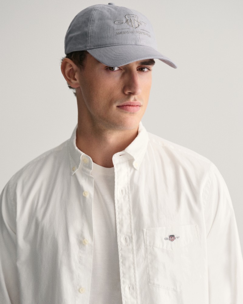 REG COTTON LINEN SHIRT