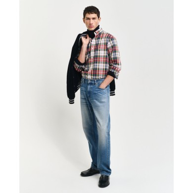 REG POPLIN TARTAN CHECK SHIRT