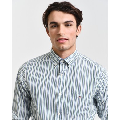 REG POPLIN STRIPE SHIRT