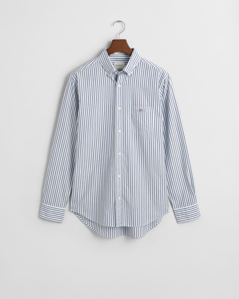 REG POPLIN STRIPE SHIRT