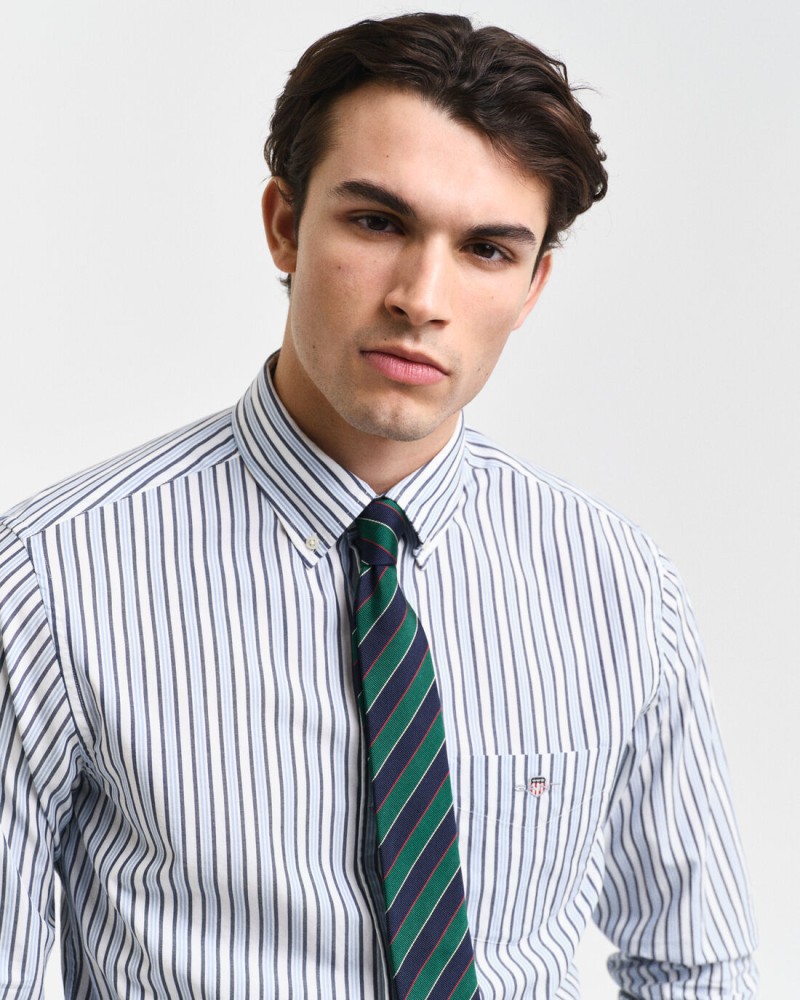 REG POPLIN STRIPE SHIRT