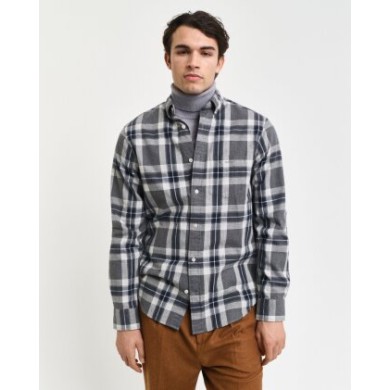 Chemise à carreaux REG Tartan en mélange
