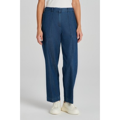 REL CHAMBRAY CROPPED PANTS