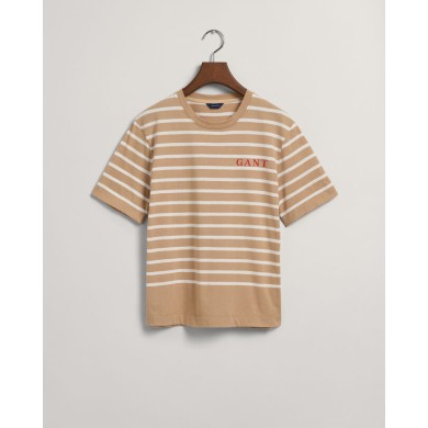 LOGO STRIPED SS T-SHIRT