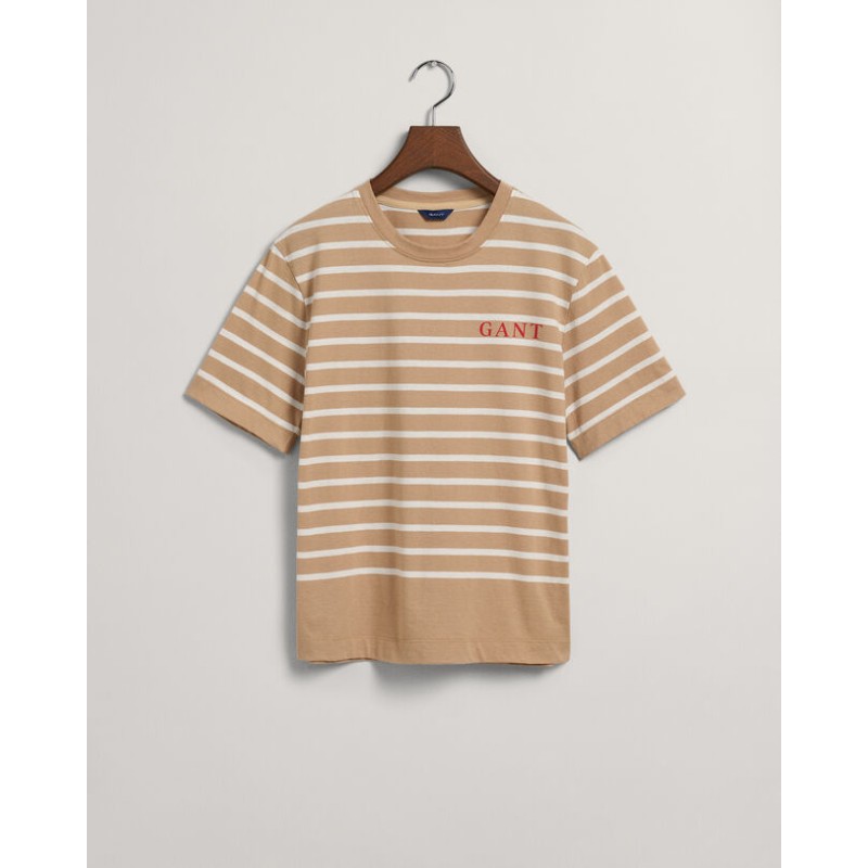 LOGO STRIPED SS T-SHIRT