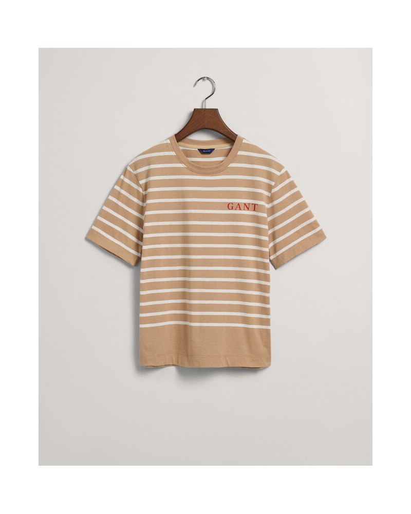 LOGO STRIPED SS T-SHIRT