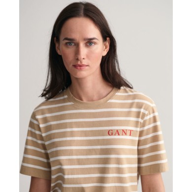 LOGO STRIPED SS T-SHIRT