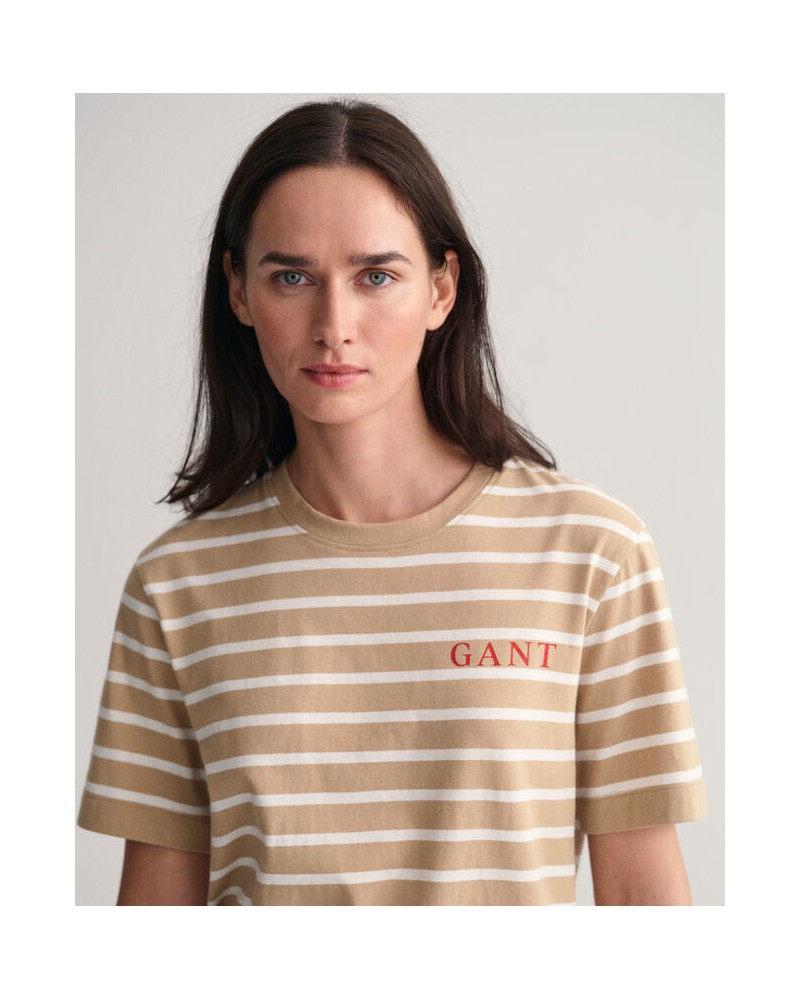 LOGO STRIPED SS T-SHIRT