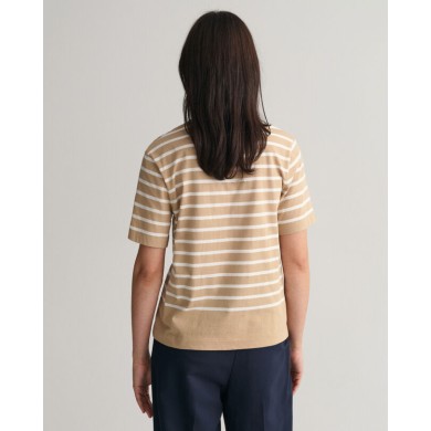 LOGO STRIPED SS T-SHIRT