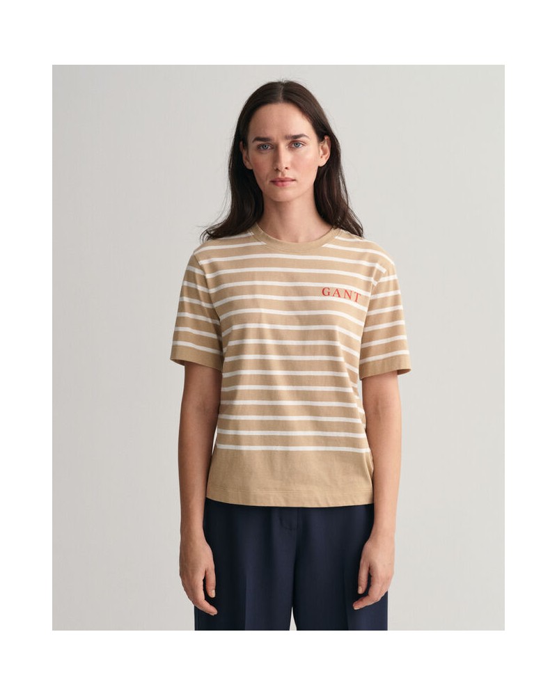 LOGO STRIPED SS T-SHIRT