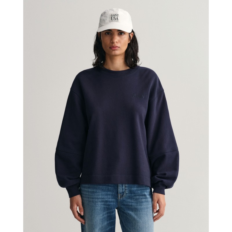 LOGO VOLUME C-NECK SWEAT