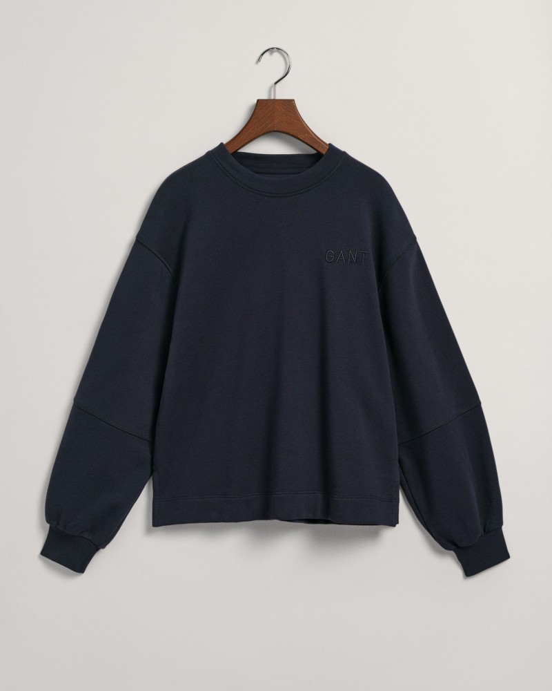 LOGO VOLUME C-NECK SWEAT